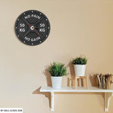 Original Clock No Pain No Gain My Wall Clock